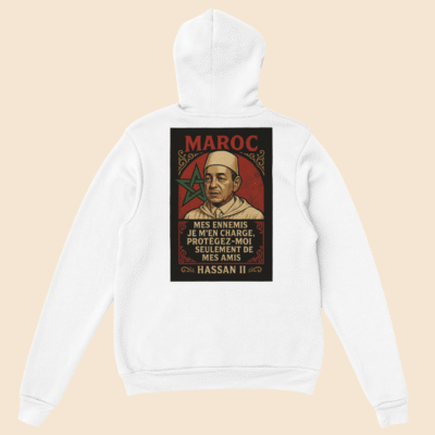 Mgharba hassan king citation sweat à capuche