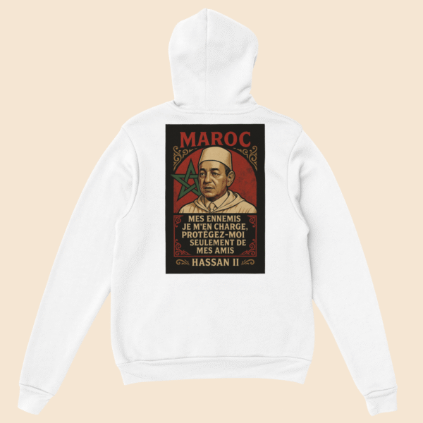 Mgharba hassan king citation sweat à capuche