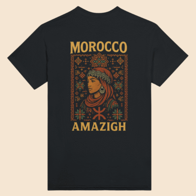 mgharba amazigh wife t-shirt