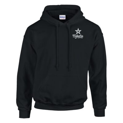 hoodie front black
